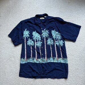 Banana Joe Men's large vintage print button up